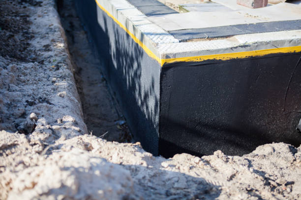 Residential Exterior Waterproofing installation at a Fulton, IN home by SJ Waterproofing Pros